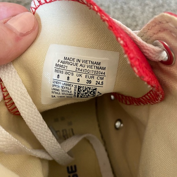 Red High Top Converse - Picture 3 of 3